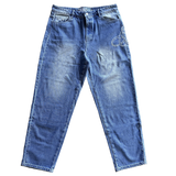 baggy jeans, washed blue